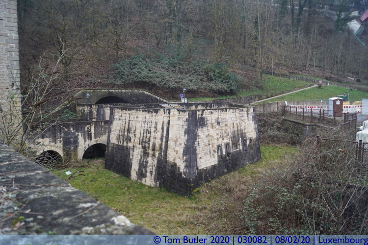 Photo ID: 030082, Fortifications by the Eich gate, Luxembourg, Luxembourg