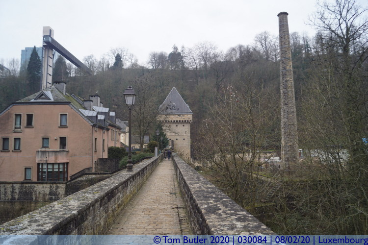 Photo ID: 030084, Lift and Eich Gate, Luxembourg, Luxembourg