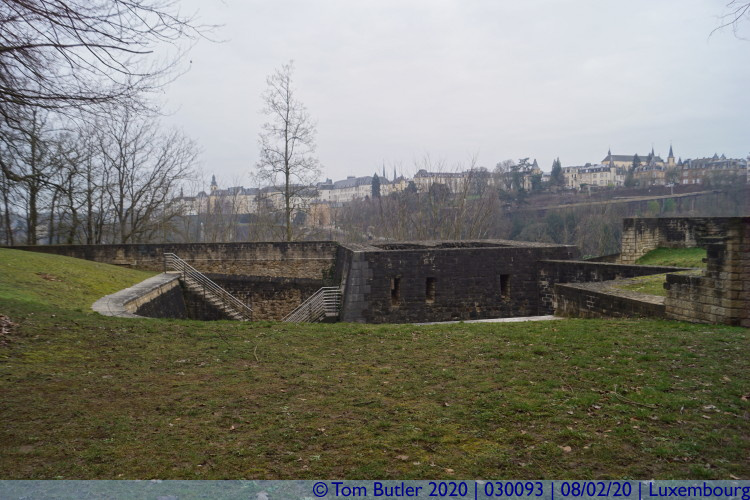Photo ID: 030093, Approaching Fort Niedergrnewald, Luxembourg, Luxembourg