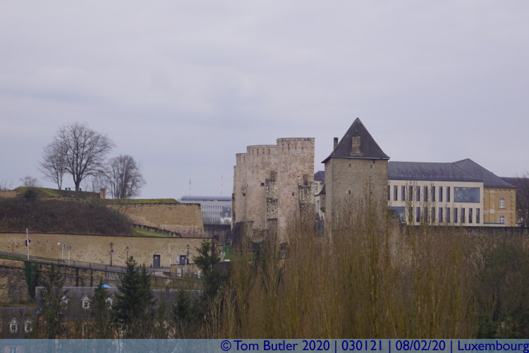Photo ID: 030121, Fortifications at Rham-Plateau, Luxembourg, Luxembourg