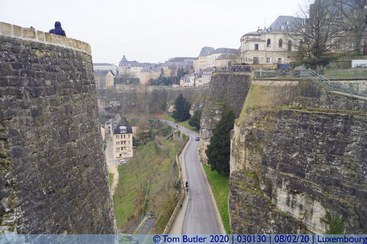 Photo ID: 030130, View from the Bock, Luxembourg, Luxembourg