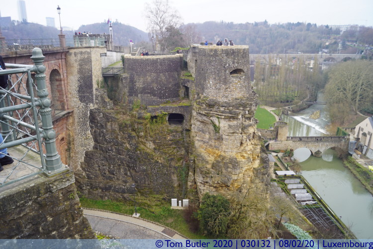 Photo ID: 030132, The Bock fortifications, Luxembourg, Luxembourg