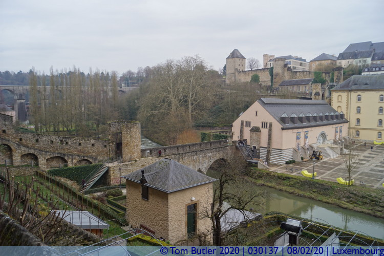 Photo ID: 030137, Stierchen Bridge and Fortifications, Luxembourg, Luxembourg