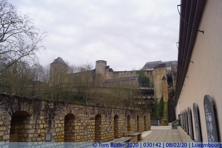Photo ID: 030142, Rear of the Neimnster, Luxembourg, Luxembourg
