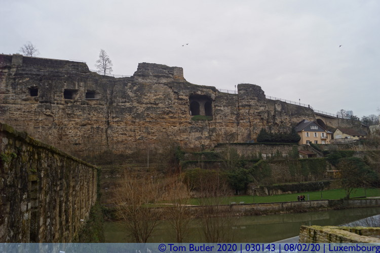 Photo ID: 030143, Looking across to the Bock, Luxembourg, Luxembourg