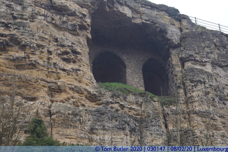Photo ID: 030147, Fortifications hollowed out of the Rock, Luxembourg, Luxembourg