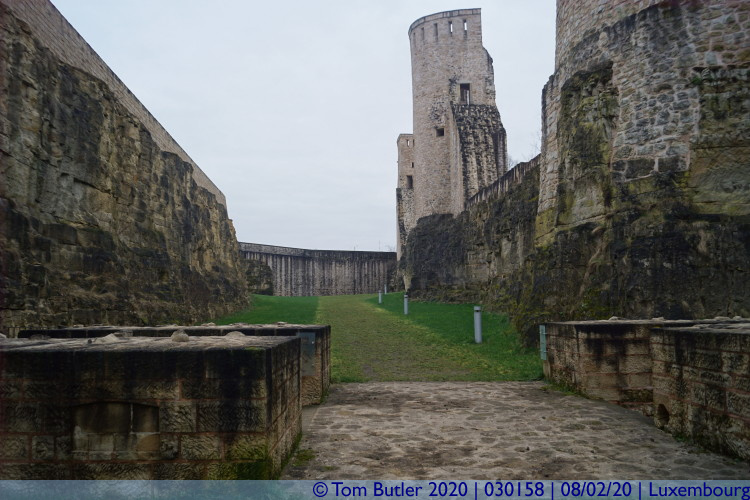 Photo ID: 030158, Inside the moat, Luxembourg, Luxembourg