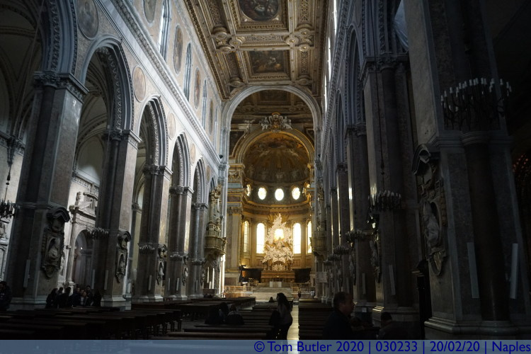 Photo ID: 030233, Inside the Cathedral, Naples, Italy