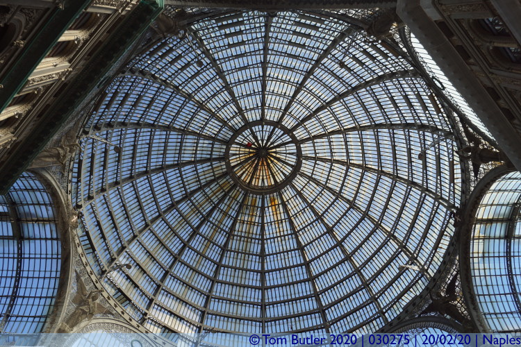 Photo ID: 030275, Glass dome, Naples, Italy