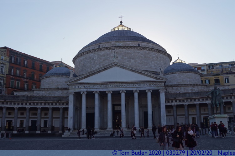 Photo ID: 030279, Basilica Reale Pontificia San Francesco da Paola, Naples, Italy