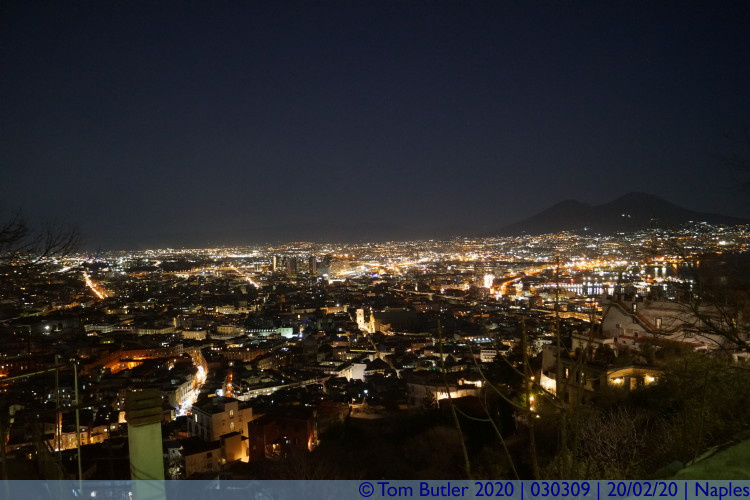 Photo ID: 030309, Naples at night, Naples, Italy