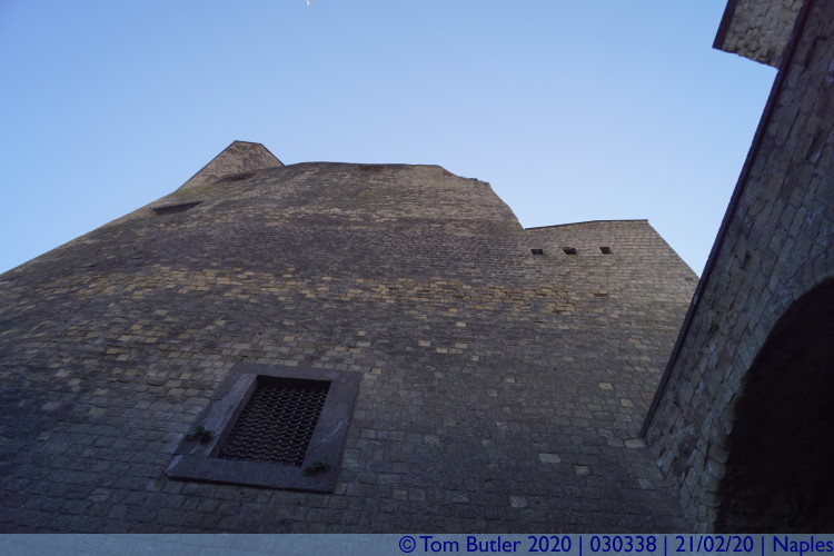 Photo ID: 030338, Castle walls, Naples, Italy