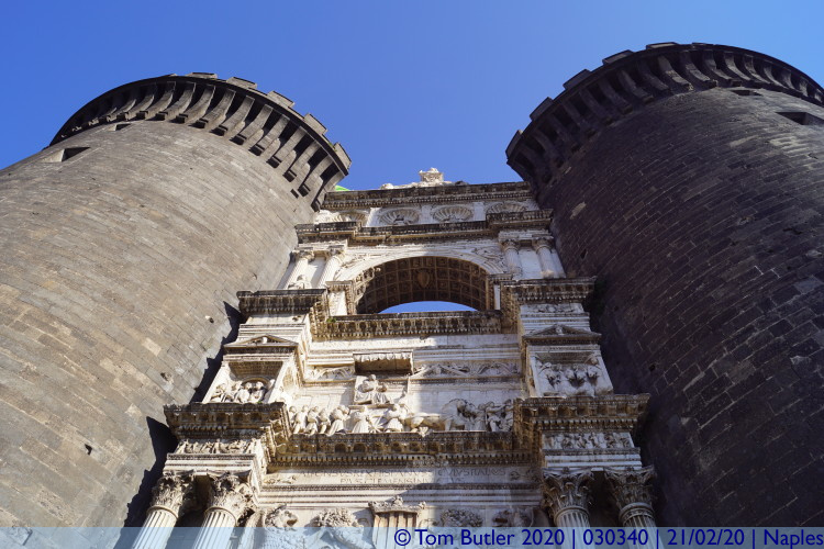 Photo ID: 030340, Castel Nuovo gateway, Naples, Italy