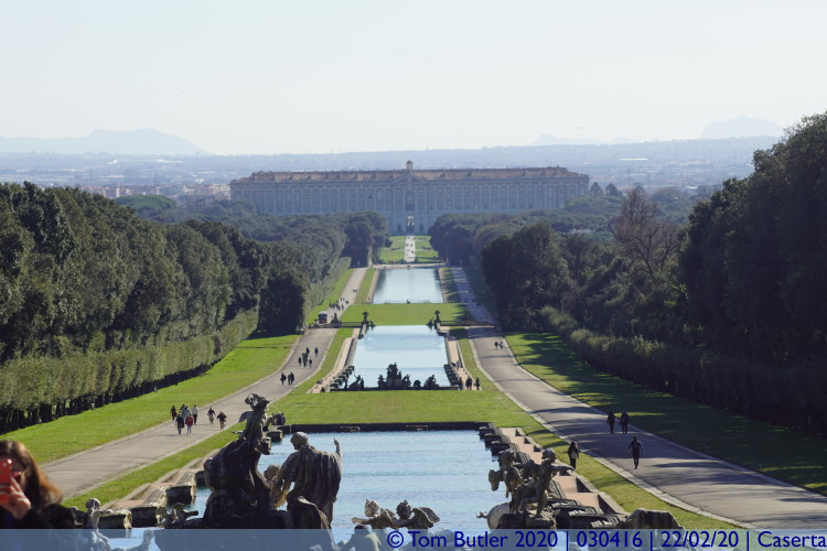 Photo ID: 030416, View from the cascade, Caserta, Italy