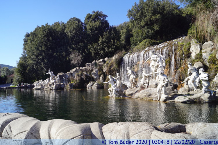 Photo ID: 030418, Fountain of Diana and Actaeon, Caserta, Italy