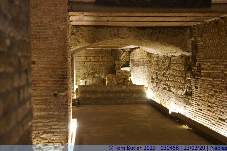 Photo ID: 030458, Roman Theatre remains, Naples, Italy