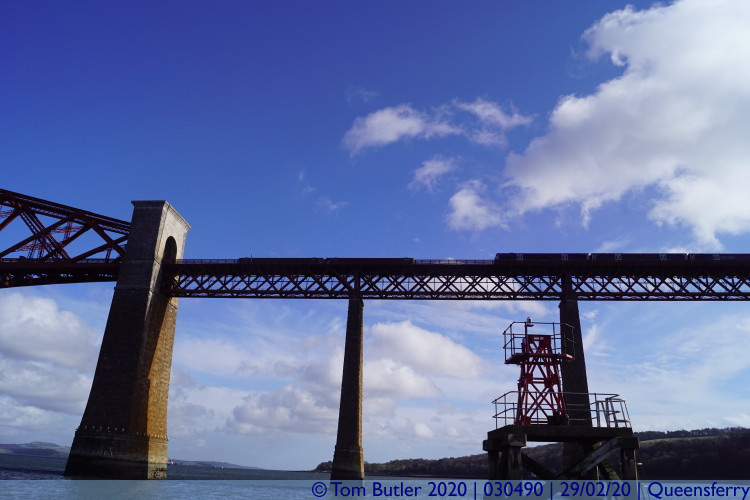 Photo ID: 030490, Two trains crossing, Queensferry, Scotland