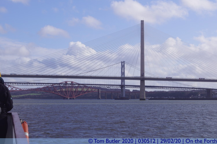 Photo ID: 030512, Three Bridges, On the Forth, Scotland