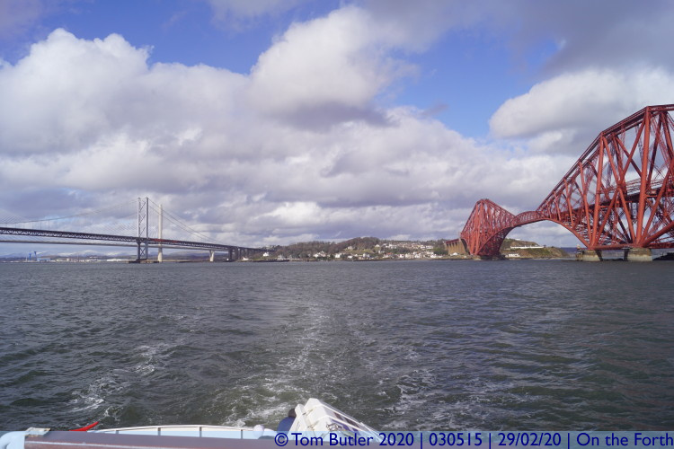 Photo ID: 030515, Three Bridges, On the Forth, Scotland