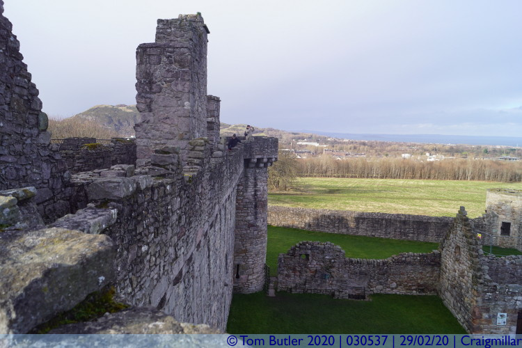 Photo ID: 030537, On the ramparts, Craigmillar, Scotland