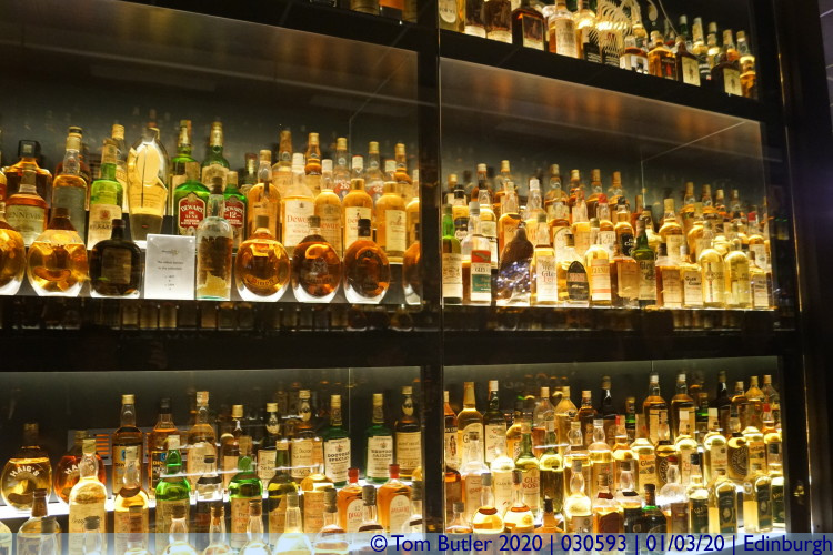 Photo ID: 030593, So much whisky, Edinburgh, Scotland