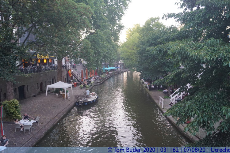 Photo ID: 031162, Looking up the Oudegracht , Utrecht, Netherlands