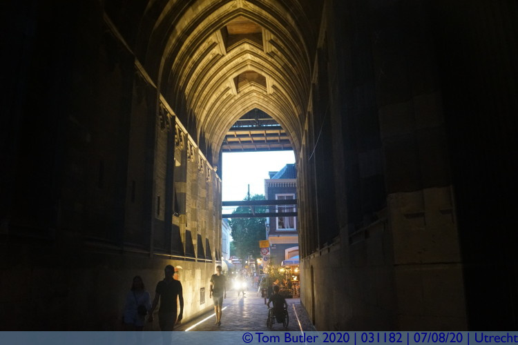 Photo ID: 031182, Under the Cathedral Tower, Utrecht, Netherlands
