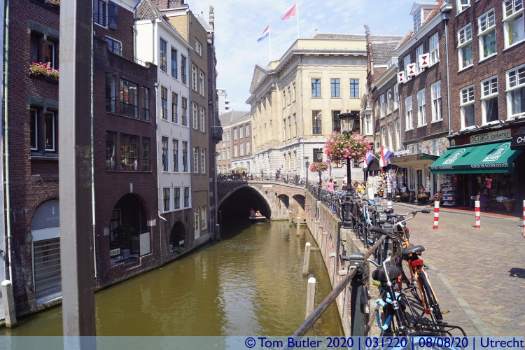 Photo ID: 031220, View from the Maartensbrug, Utrecht, Netherlands