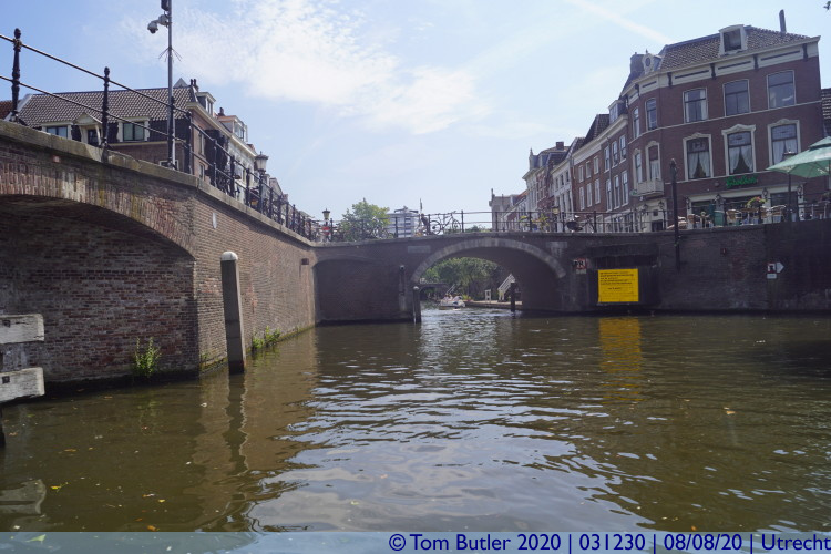 Photo ID: 031230, Junction of the canals, Utrecht, Netherlands