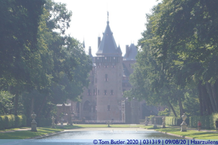Photo ID: 031319, Castle from the top of the canal, Haarzuilens, Netherlands