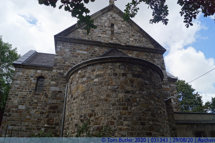 Photo ID: 031343, Rear of the church, Aachen, Germany