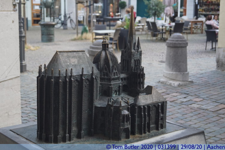 Photo ID: 031399, Model of the Dom, Aachen, Germany
