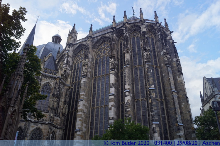 Photo ID: 031400, Rear of the dom, Aachen, Germany
