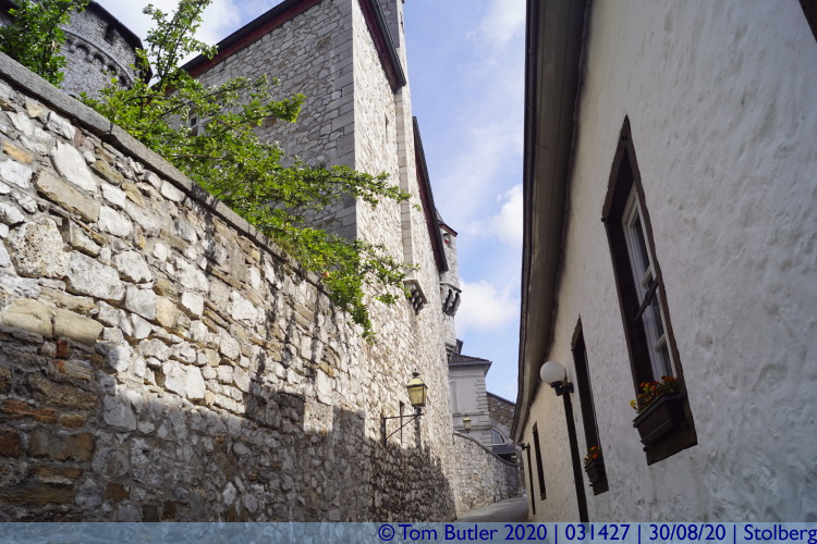 Photo ID: 031427, By the curtain wall, Stolberg, Germany