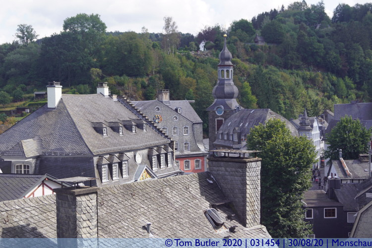 Photo ID: 031454, View over the town, Monschau, Germany