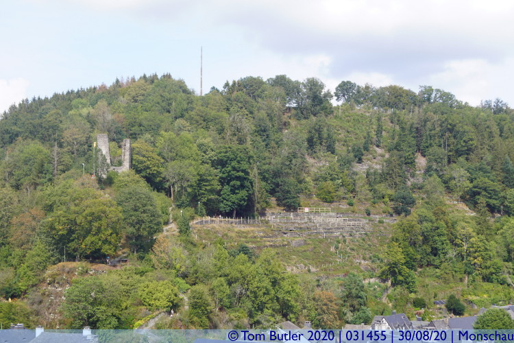 Photo ID: 031455, Ruins in the hills, Monschau, Germany