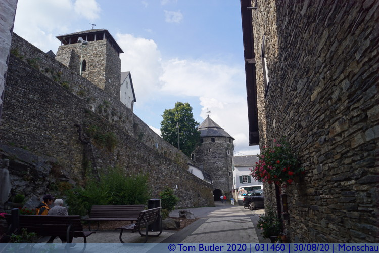 Photo ID: 031460, Inside the castle grounds, Monschau, Germany