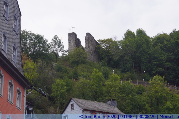 Photo ID: 031485, Ruins in the hills, Monschau, Germany