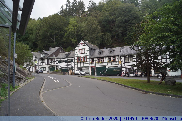Photo ID: 031490, Very scenic bus stop, Monschau, Germany