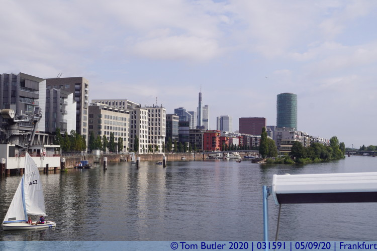 Photo ID: 031591, Entrance to the Westhafen, Frankfurt am Main, Germany