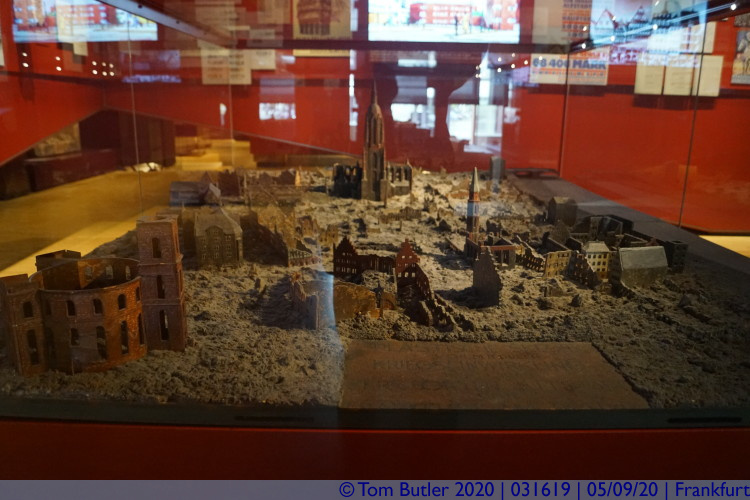 Photo ID: 031619, Post war model of the city centre, Frankfurt am Main, Germany