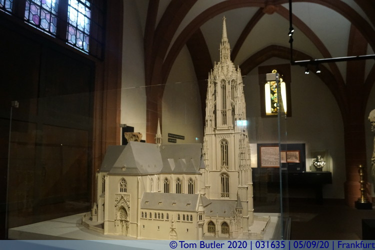 Photo ID: 031635, Model of the Cathedral, Frankfurt am Main, Germany