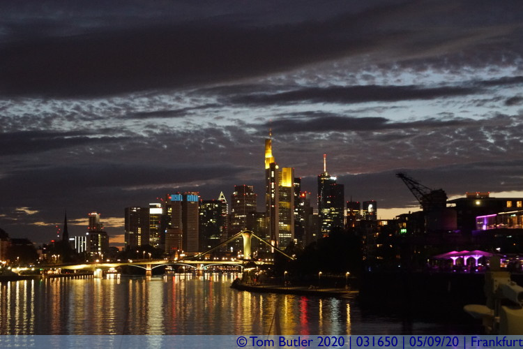 Photo ID: 031650, Mainhatten at sunset, Frankfurt am Main, Germany