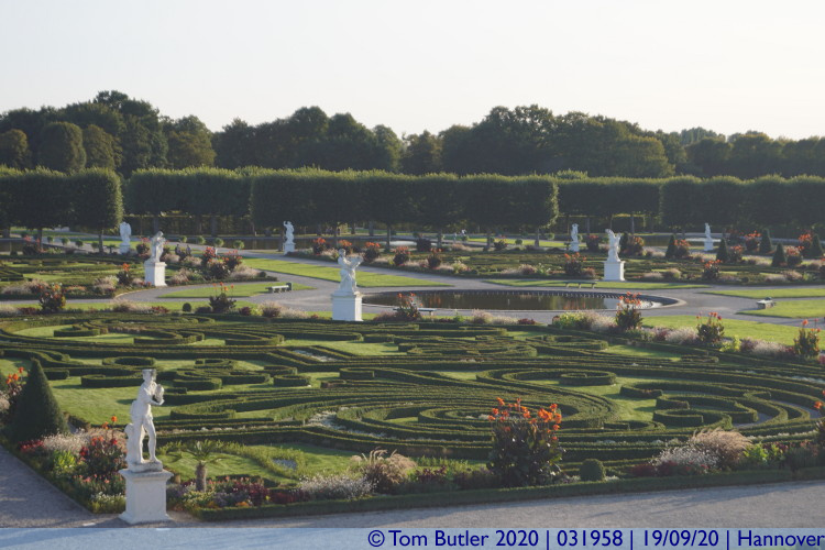 Photo ID: 031958, Looking across the formal gardens, Hannover, Germany