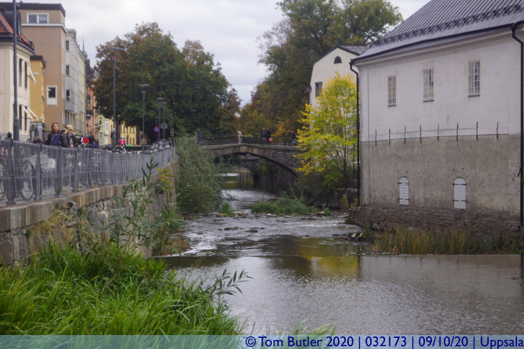 Photo ID: 032173, Looking down the river to Dombron, Uppsala, Sweden