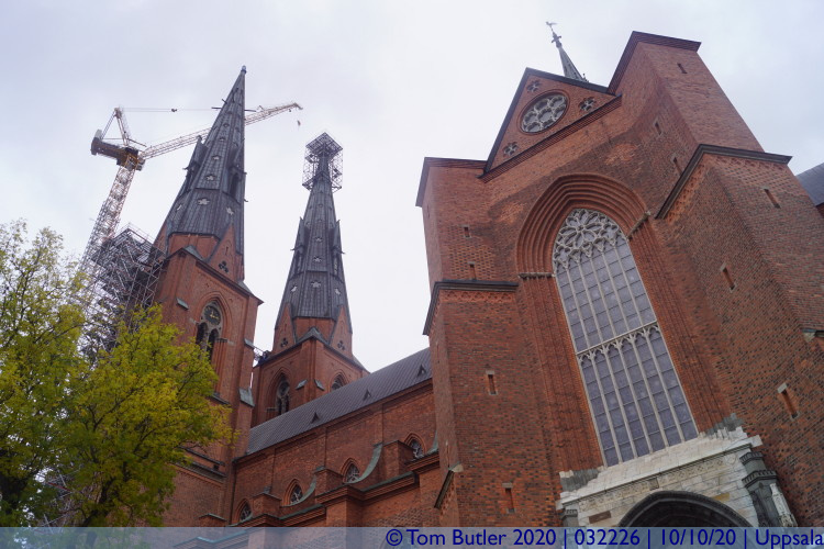 Photo ID: 032226, Side of the Cathedral, Uppsala, Sweden
