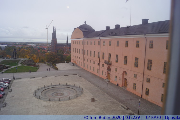 Photo ID: 032239, View from inside the castle, Uppsala, Sweden