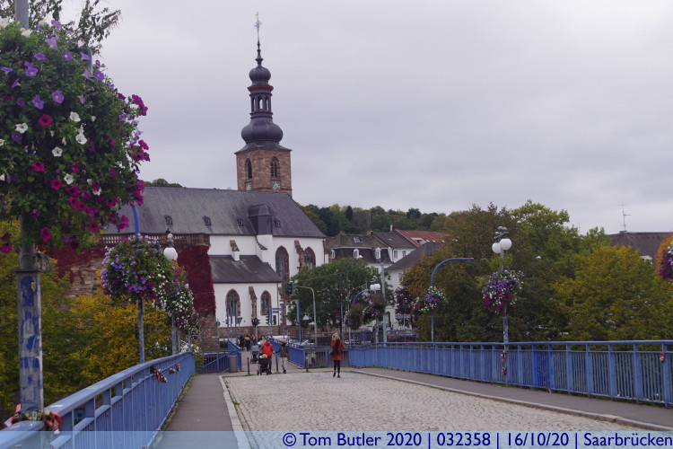 Photo ID: 032358, On the old bridge, Saarbrcken, Germany