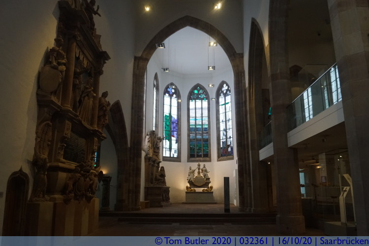 Photo ID: 032361, Inside the Castle Church, Saarbrcken, Germany