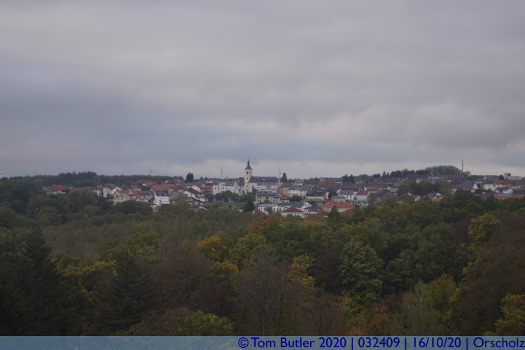 Photo ID: 032409, Town in the distance, Orscholz, Germany